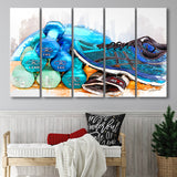 Fitness 5 Piece B Canvas Prints Wall Art Decor, Multi Panels,Large Canvas, Home Decor