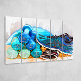 Fitness 5 Piece B Canvas Prints Wall Art Decor, Multi Panels,Large Canvas, Home Decor