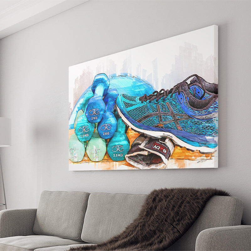 Fitness Canvas Prints Wall Art Decor - Painting Canvas, Art Print, Home Decor, Ready to Hang