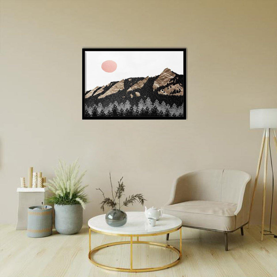 Flatirons Boulder Colorado - Mountain Art, Print Art, Frame Art