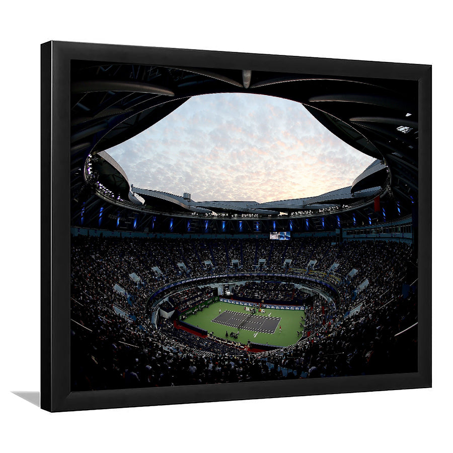 Floodlight Impressive Stadium, Stadium Canvas, Sport Art, Gift for him, Framed Art Prints Wall Art Decor, Framed Picture