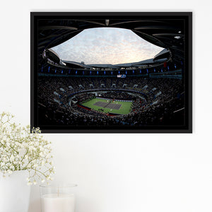 Floodlight Impressive Stadium, Stadium Canvas, Sport Art, Gift for him, Framed Canvas Prints Wall Art Decor, Framed Picture