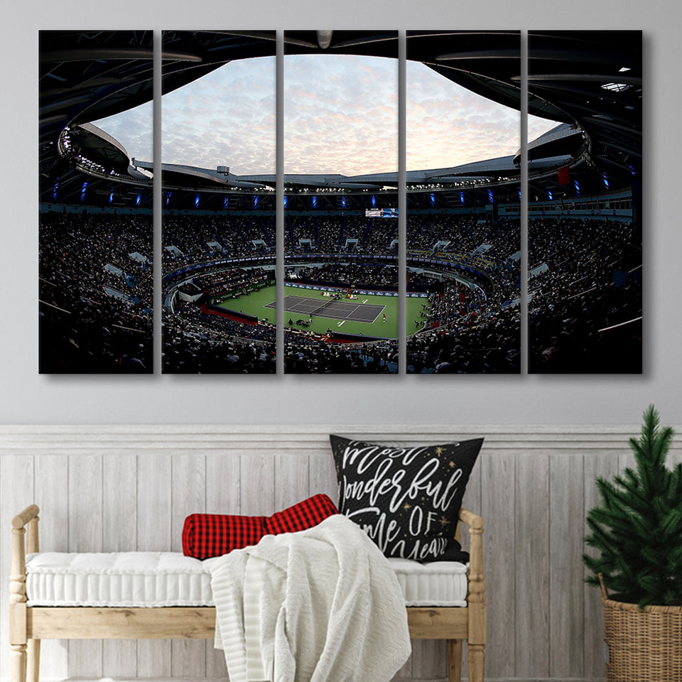 Floodlight Impressive Stadium, Stadium Canvas, Sport Art, Gift for him, Multi Panels B, Canvas Prints Wall Art Decor