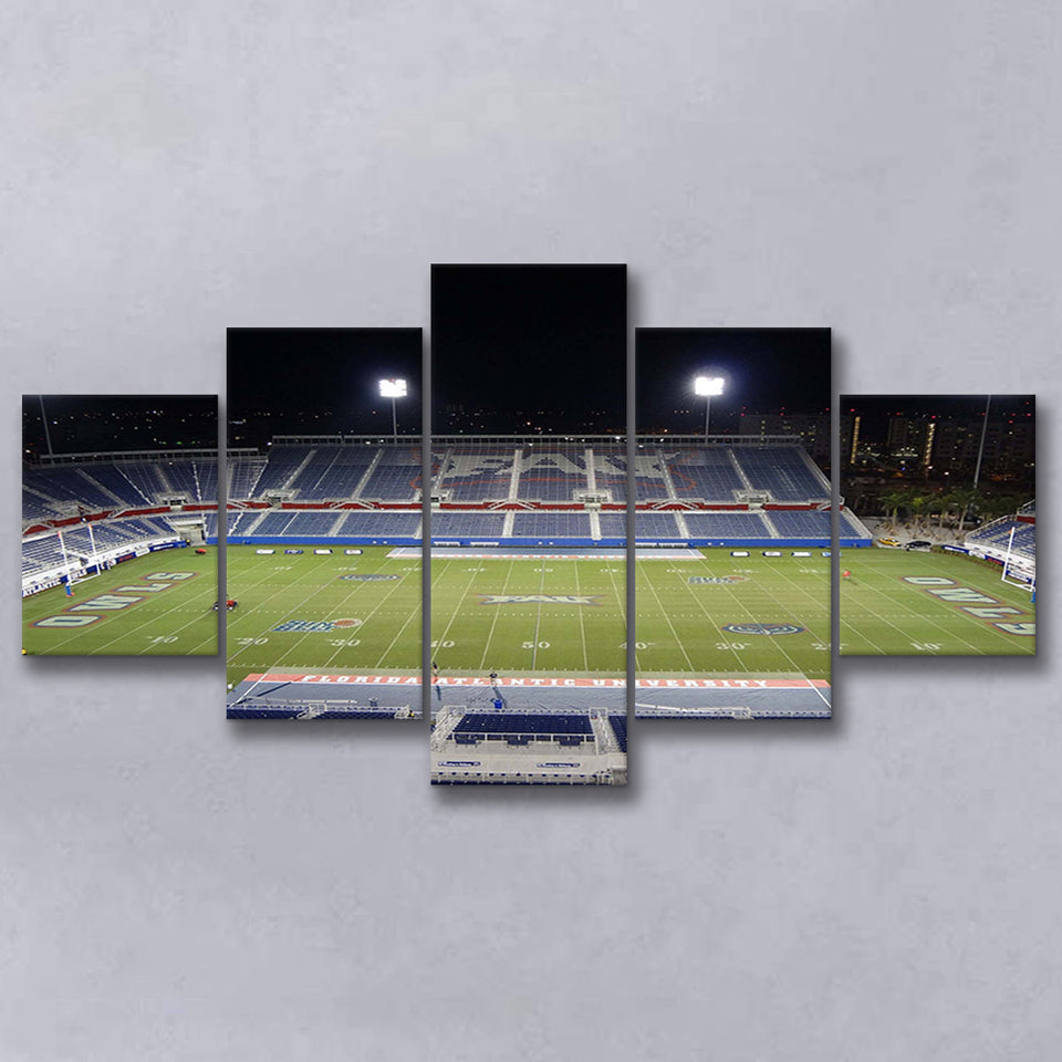 Florida Atlantic University Wall Art Florida Atlantic Owl,Multi Panels,Sport Stadium Art Prints, Fan Gift