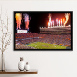 Florida Gators Stadium Framed Canvas Prints Ben Hill Griffin Stadium Wall Art,Sport Stadium Art Prints, Fan Gift