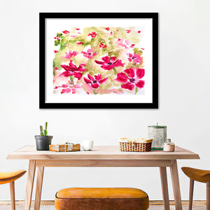 Flower Field Framed Wall Art - Framed Prints, Art Prints, Home Decor, Painting Prints