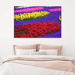 Flowers In The Field Canvas Wall Art - Canvas Prints, Prints for Sale, Canvas Painting, Canvas On Sale