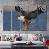 Flying Eagle 5 Pieces B Canvas Prints Wall Art - Painting Canvas, Multi Panel, Wall Decor, Canvas Art