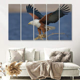Flying Eagle 5 Pieces B Canvas Prints Wall Art - Painting Canvas, Multi Panel, Wall Decor, Canvas Art