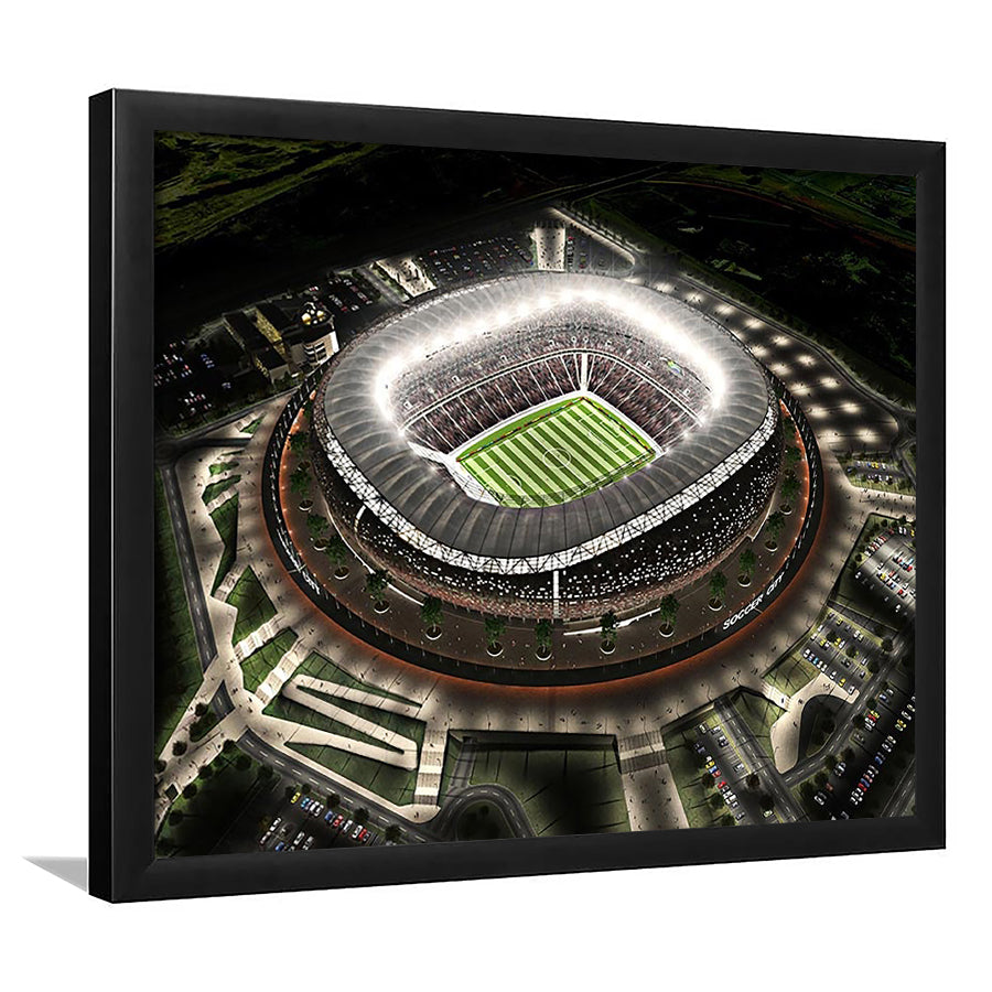 Fnb Stadium, Stadium Canvas, Sport Art, Gift for him, Framed Art Prints Wall Art Decor, Framed Picture
