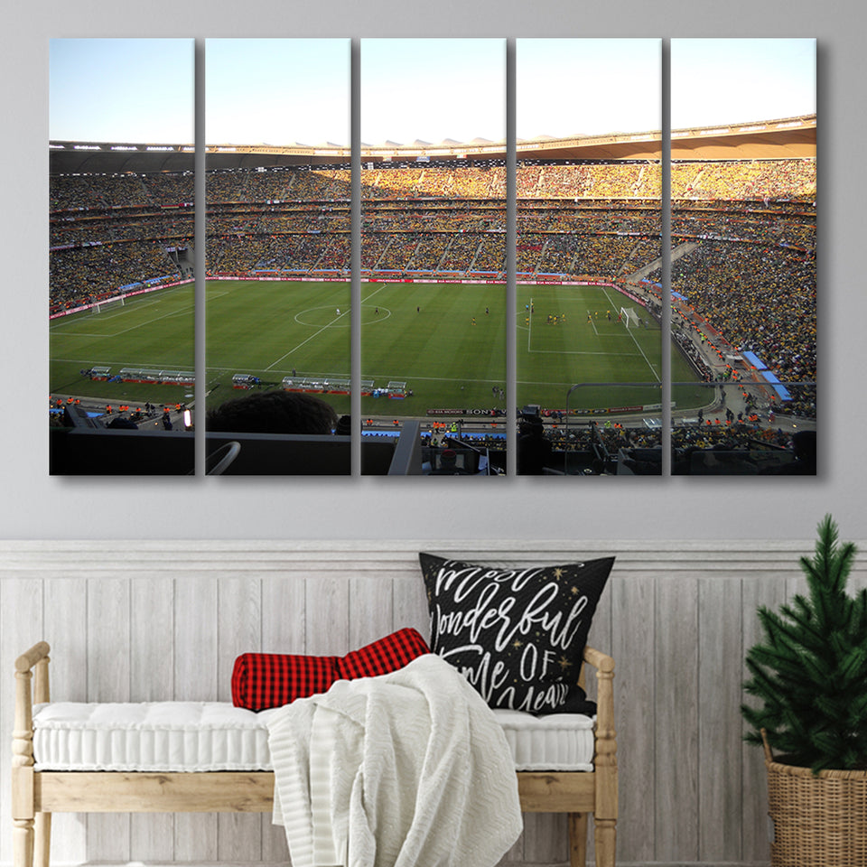 Fnb Stadium bleachers View, Stadium Canvas, Sport Art, Gift for him, Multi Panels B, Canvas Prints Wall Art Decor