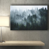 Foggy Forest Canvas Prints Wall Art Decor - Paiting Canvas, Art Prints, Wall Decor, For Sale