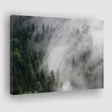 Foggy Mountains Canvas Prints Wall Art Decor - Painting Canvas,Home Decor, Ready to Hang
