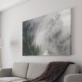 Foggy Mountains Canvas Prints Wall Art Decor - Painting Canvas,Home Decor, Ready to Hang