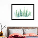 Foggy Forest Framed Wall Art - Framed Prints, Art Prints, Print for Sale, Painting Prints