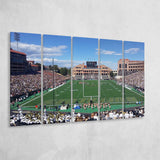 Folsom Field Stadium Canvas Prints Colorado Buffaloes Wall Art,Multi Panels B,Sport Stadium Art Prints, Fan Gift