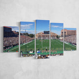 Folsom Field Stadium Canvas Prints Colorado Buffaloes Wall Art,Multi Panels,Sport Stadium Art Prints, Fan Gift
