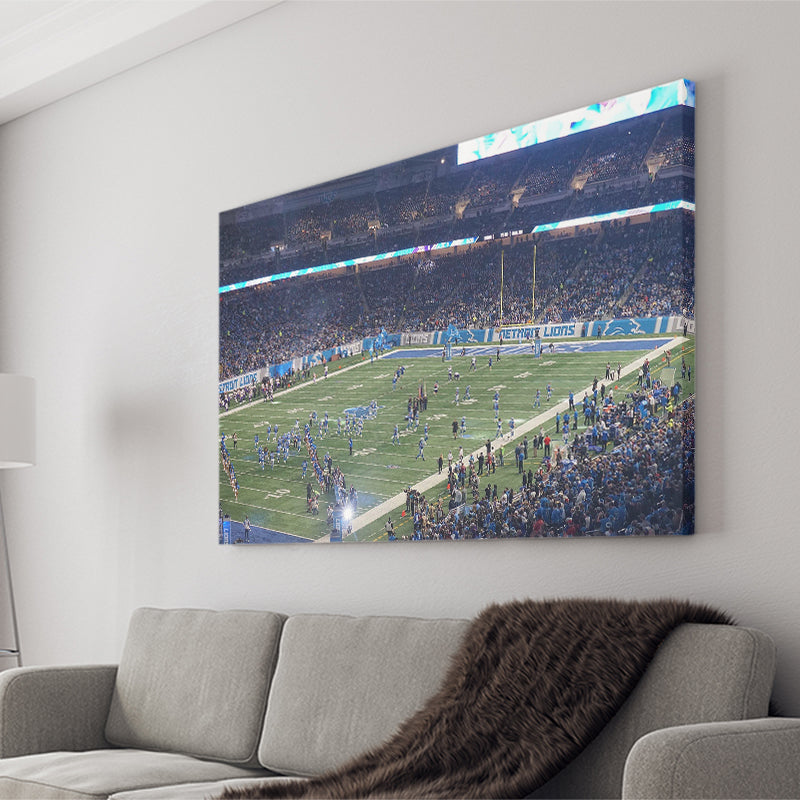 Ford Field Stadium Canvas Prints Detroit Lions Wall Art,Sport Stadium –  UnixCanvas