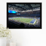 Ford Field Stadium Wall Art Detroit Lions Stadium Framed Canvas Prints,Sport Stadium Art Prints, Fan Gift