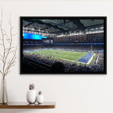 Ford Field Stadium Wall Art Detroit Lions Stadium Framed Canvas Prints,Sport Stadium Art Prints, Fan Gift