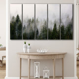 Forest, Forest 5 Panels B,Large Canvas,Canvas Prints Wall Art Home Decor
