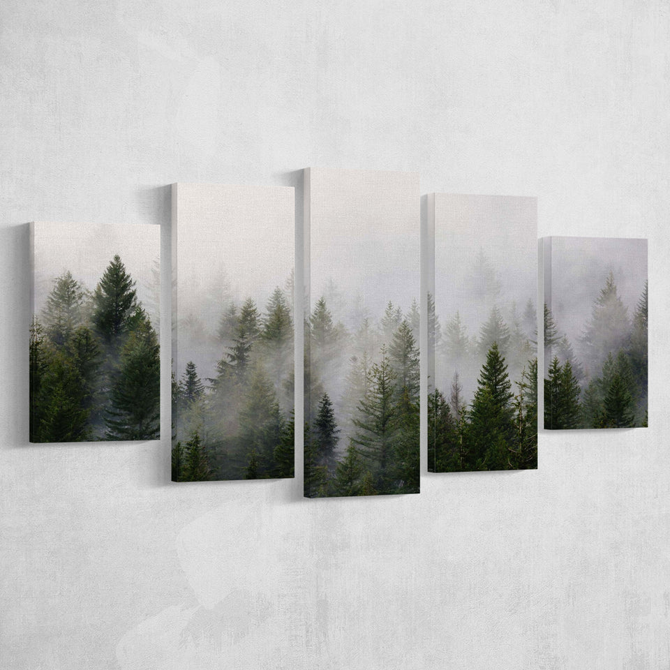 Forest, Forest Multi Panels,Canvas Prints Wall Art Home Decor