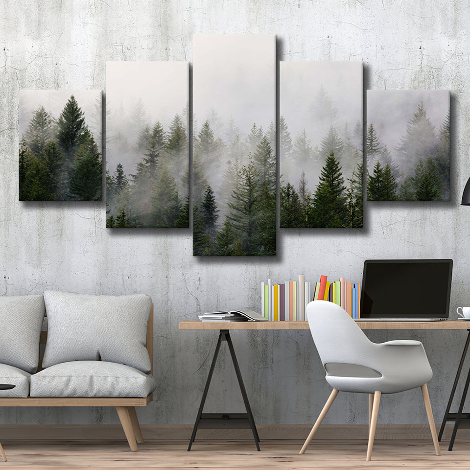 Forest, Forest Multi Panels,Canvas Prints Wall Art Home Decor