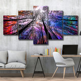 Forest, Trees Canvas Art Multi Panels,Canvas Prints Wall Art Home Decor