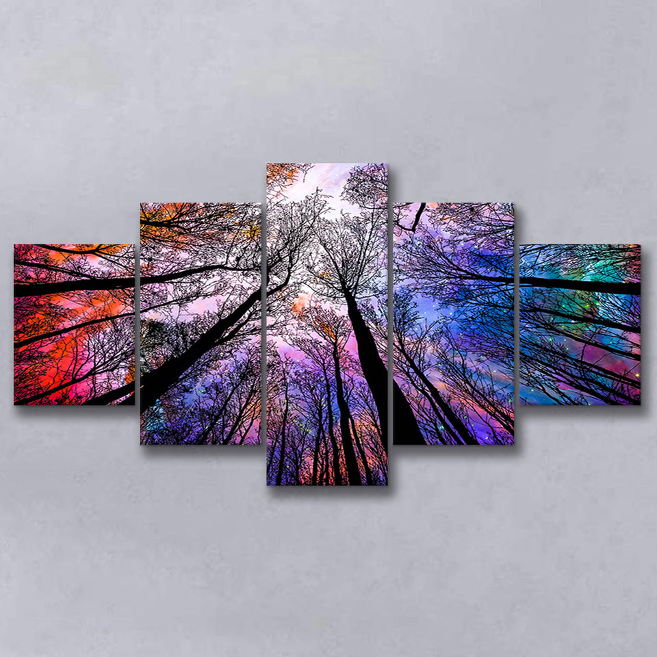 Forest, Trees Canvas Art Multi Panels,Canvas Prints Wall Art Home Decor