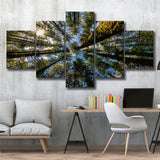 Forest 5 Pieces Canvas Prints Wall Art Decor - Painting Canvas, Mixed Canvas, Multi Panels