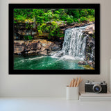 Forest Waterfall Framed Art Prints Wall Art Decor, Framed Picture, Home Decor