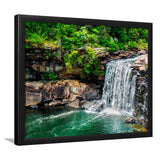 Forest Waterfall Framed Art Prints Wall Art Decor, Framed Picture, Home Decor