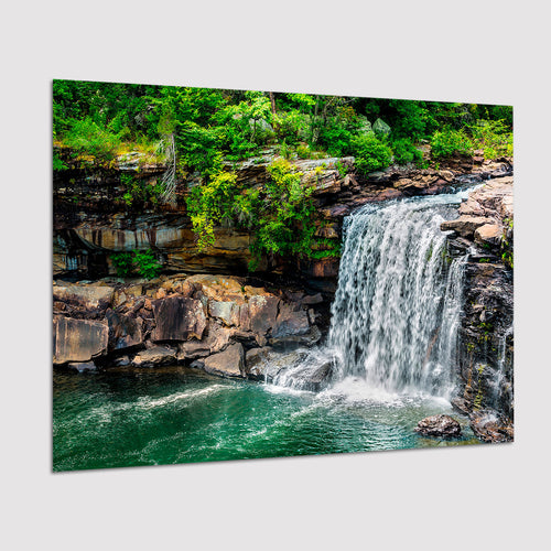 Forest Waterfall Poster Prints Wall Art Decor, Unframe, Poster Art