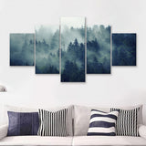 Forest 5 Piece Canvas Prints Wall Art Decor - Painting Canvas, Multi Panels