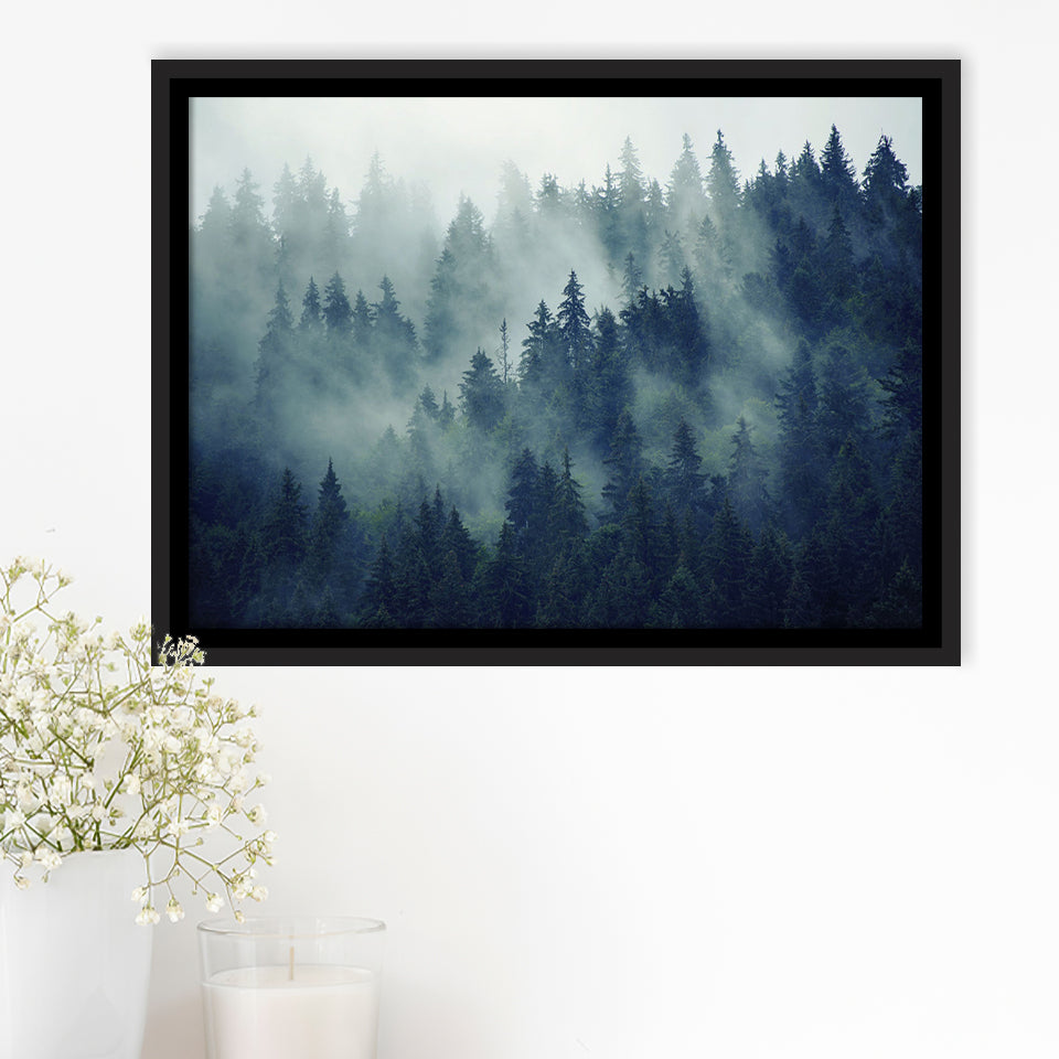 Forest Framed Canvas Prints Wall Art Decor - Paiting Canvas, Art Prints, Floating Frame