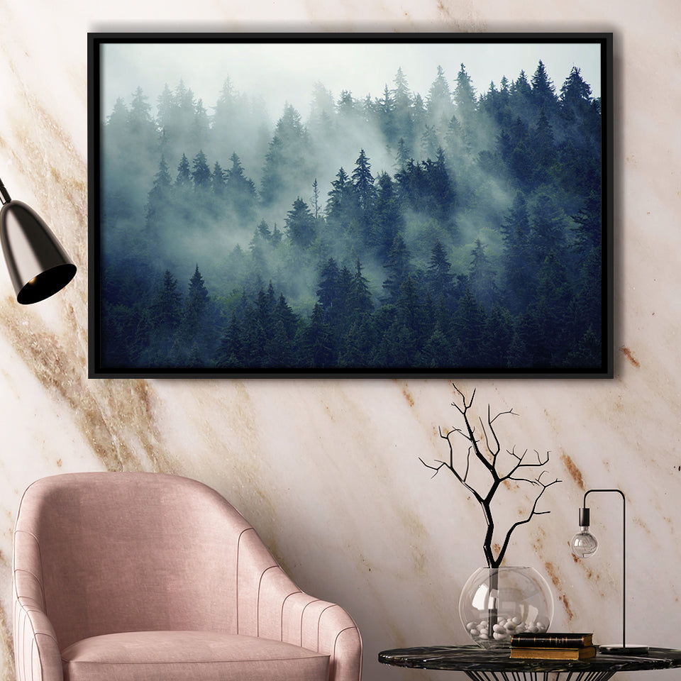Forest Framed Canvas Prints Wall Art Decor - Paiting Canvas, Art Prints, Floating Frame