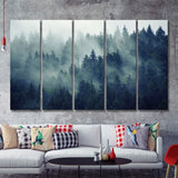 Forest 5 Piece B Canvas Prints Wall Art Decor - Painting Canvas, Multi Panels
