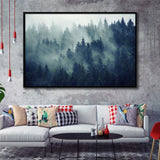 Forest Framed Canvas Prints Wall Art Decor - Paiting Canvas, Art Prints, Floating Frame
