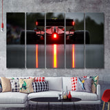 Formula One F1 Grand Prix Racing Car 5 Piece B Multi Panels Canvas Prints Wall Art - Painting Canvas,Wall Decor