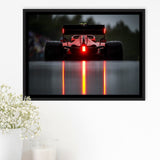 Formula One F1 Grand Prix Racing Car Framed Canvas Prints Wall Art - Painting Canvas,Framed Picture,Home Art Wall Decor