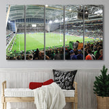 ForsythBarr, Stadium Canvas, Sport Art, Gift for him, Multi Panels B, Canvas Prints Wall Art Decor