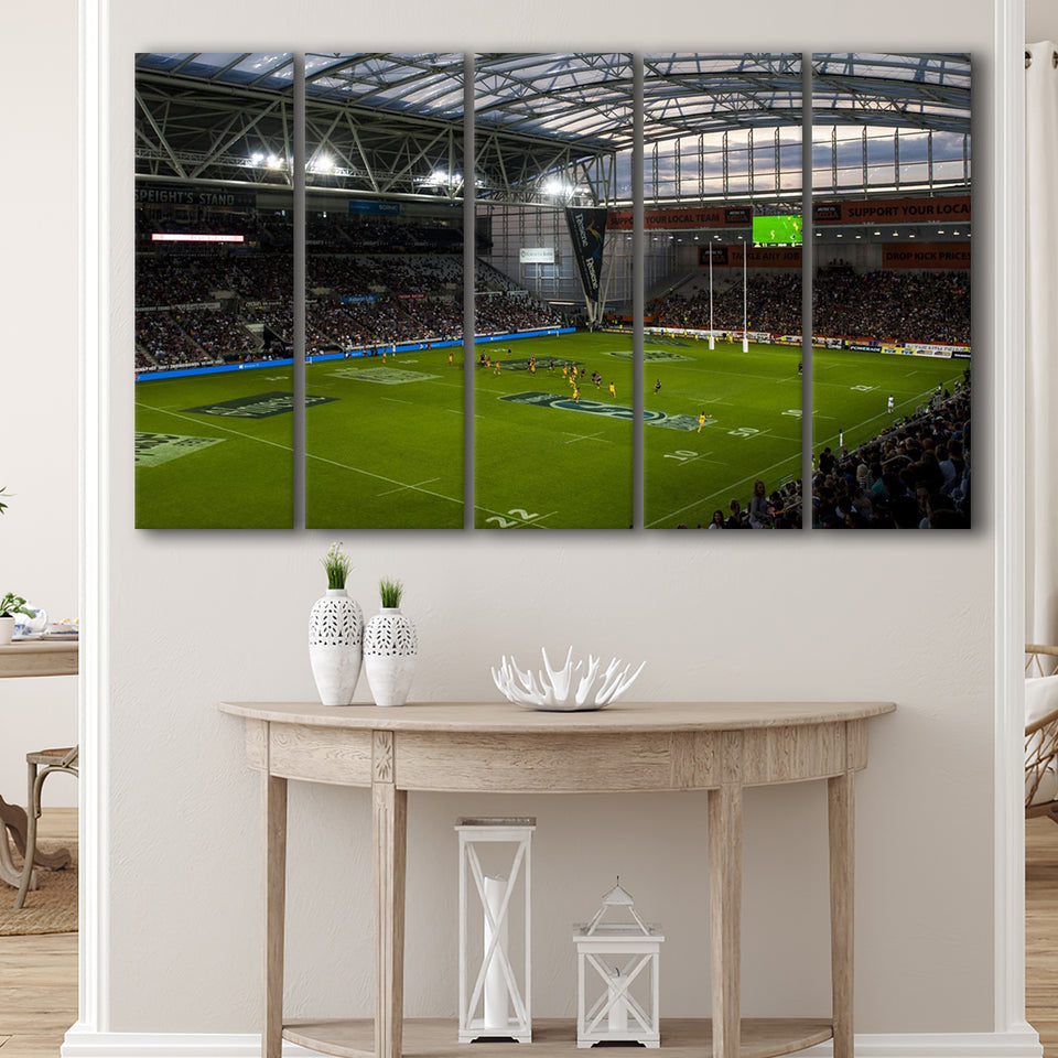 Forsyth Barr Stadium, Stadium Canvas, Sport Art, Gift for him, Multi Panels B, Canvas Prints Wall Art Decor