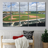Fort Myers Miracle Stadium Canvas Prints Hammond Stadium Wall Art,Multi Panels B,Sport Stadium Art Prints, Fan Gift