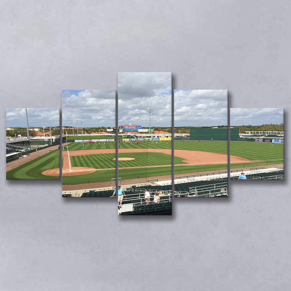 Fort Myers Miracle Stadium Canvas Prints Hammond Stadium Wall Art,Multi Panels,Sport Stadium Art Prints, Fan Gift