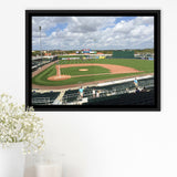 Fort Myers Miracle Stadium Framed Canvas Prints Hammond Stadium Wall Art,Sport Stadium Art Prints, Fan Gift