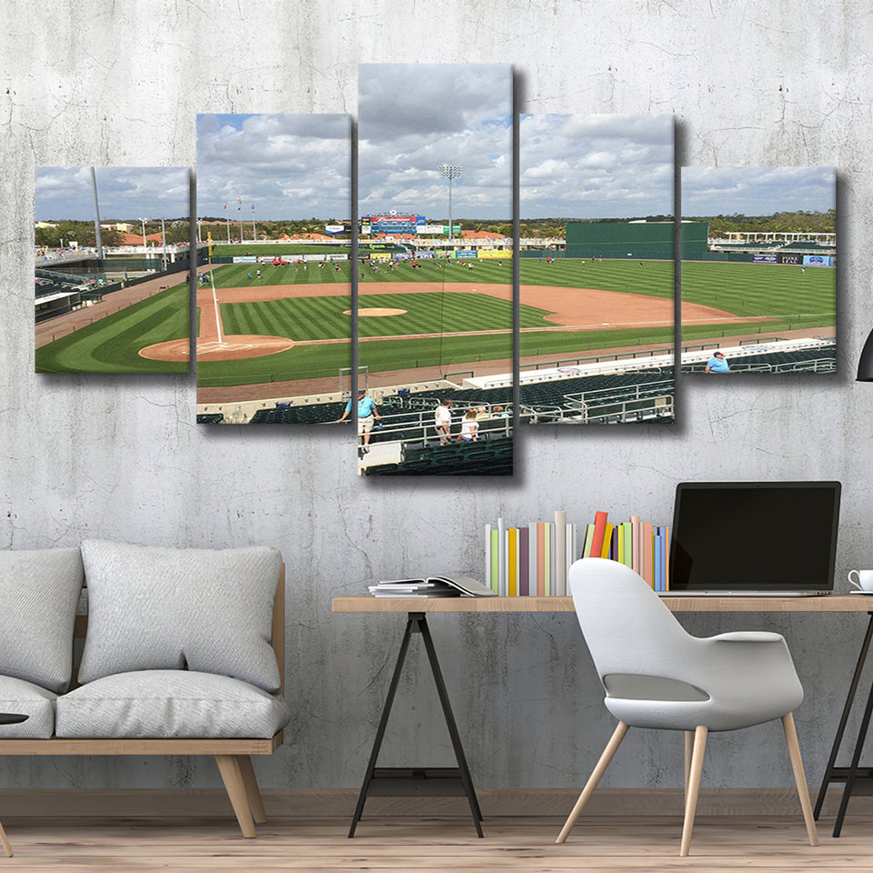 Fort Myers Miracle Stadium Canvas Prints Hammond Stadium Wall Art,Multi Panels,Sport Stadium Art Prints, Fan Gift