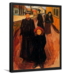 Four Ages In Life By Edward Munch-Art Print,Frame Art,Plexiglass Cover