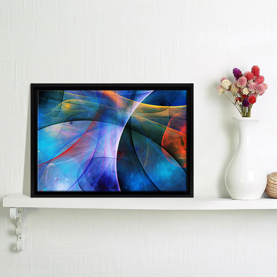 Fractal Graphics Framed Canvas Prints Wall Art - Canvas Painting, Framed Art, Prints for Sale, Wall Decor, Home Decor