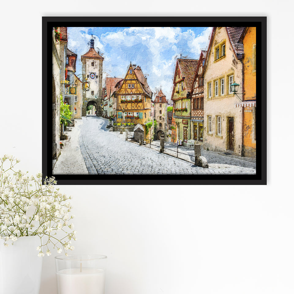 Franconia Germany Framed Canvas Prints Wall Art Decor - Paiting Canvas, Art Prints, Floating Frame