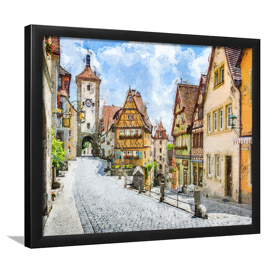 Franconia Germany Framed Art Prints Wall Decor - Painting Prints, Framed Picture, Home Decor